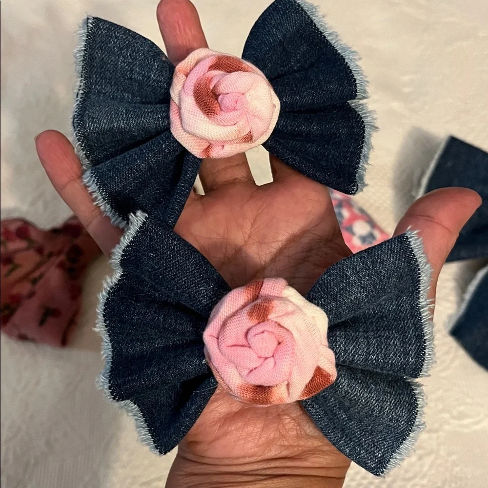 Kawaii Coquette Hairbow Bundle Lot Cottagecore Western Festival Preppy Bow